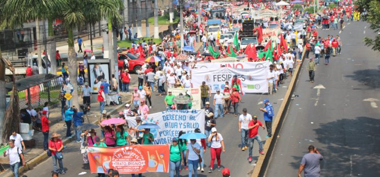 La MPGR marcha en el Día del Trabajo
