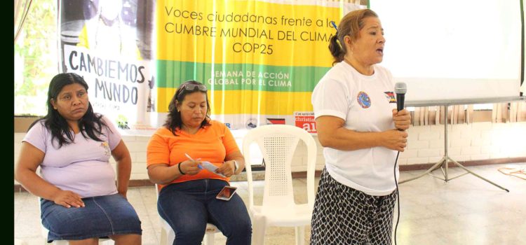 Voces Ciudadanas frente a la CUMBRE MUNDIAL DEL CLIMA COP25